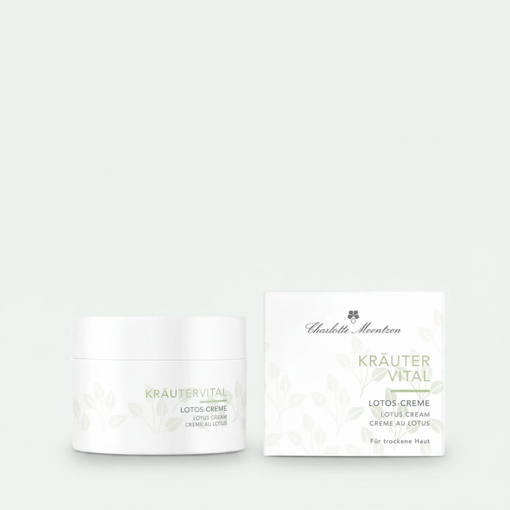 Charlotte Meentzen Kräutervital Lotos-Creme für trockene Haut