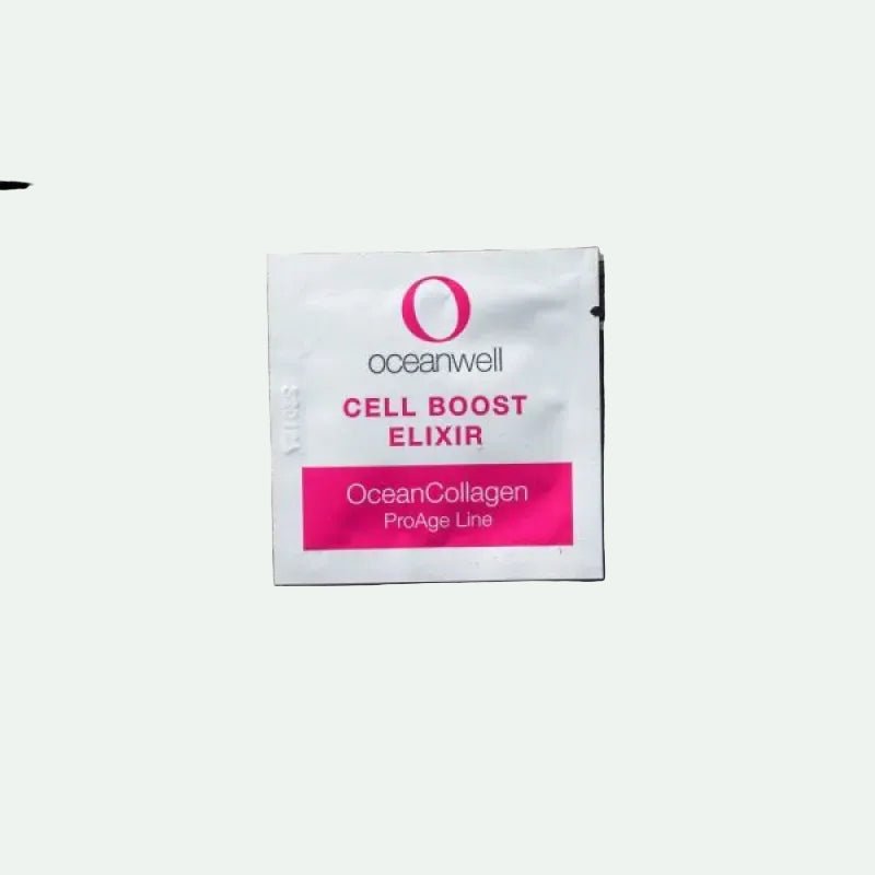 OCEANWELL CELL BOOST ELIXIR Sachet (Verkaufsförderung) - BeautyVeda | Oceanwell CELL BOOST ELIXIR Sachet | Verkaufsförderung. Anti - Aging, Anti - Falten, Gesicht