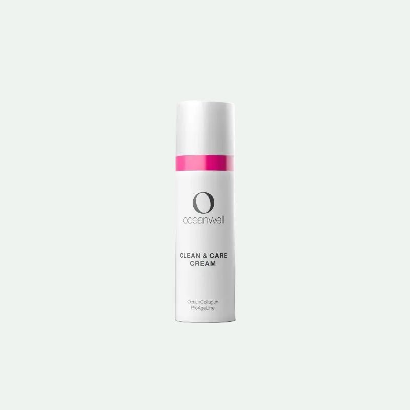 OCEANWELL PFLEGESET - Der zweite Frühling für reife Haut - BeautyVeda | Oceanwell CLEAN & CARE CREAM | Gesichtsreiniger mit Kollagen. Anti - Aging, Anti - Falten, Antioxidantien