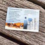 OCEANWELL FALTBLATT "Oceanwell" DIN A7 für Sachets (Verkaufsförderung) - BeautyVeda | Oceanwell Faltblatt "Oceanwell" DIN A7 (für Sachets) | Verkaufsförderung. Basic, Oceanwell,