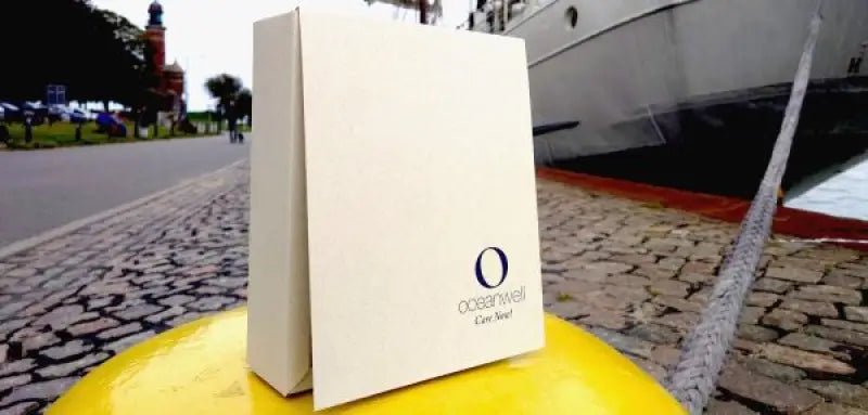 OCEANWELL GESCHENKBOX aus Graspapier + Seegras - Füllung (Verkaufsförderung) - BeautyVeda | Oceanwell GESCHENKBOX aus Graspapier + Seegras - Füllung | Verkaufsförderung. Accessoires, Basic, Oceanwell