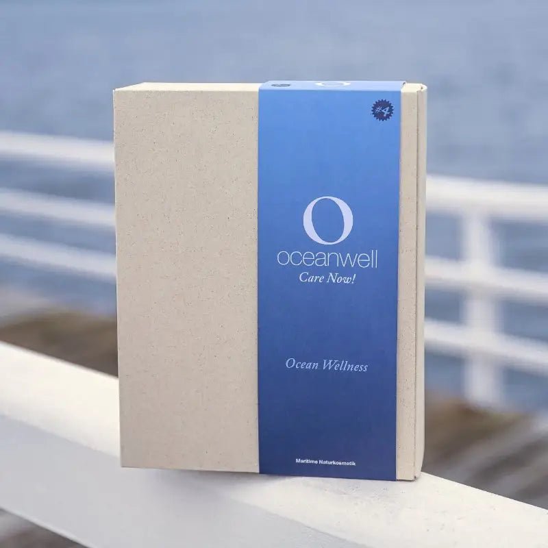OCEANWELL Kosmetik - Set "OCEAN WELLNESS" | Natrue - zertifizierte Wellness für Zuhause - BeautyVeda | Oceanwell KombiBox "OCEAN WELLNESS" | Spa Naturkosmetik Set. Bad, Basic, Bodylotion