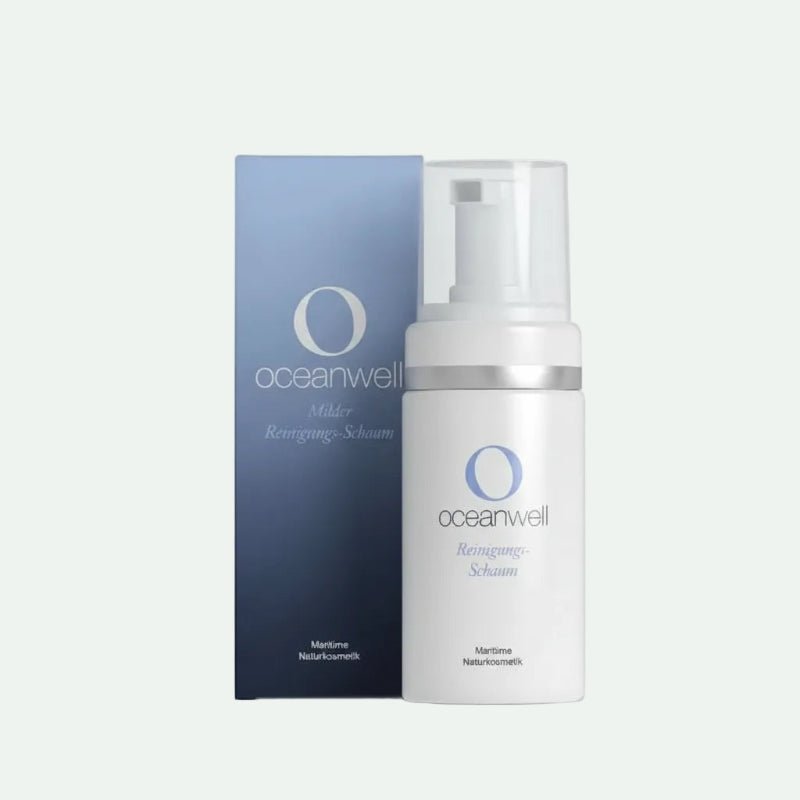 OCEANWELL REINIGUNGSSCHAUM | Beruhigende Gesichtsreinigung After Shave Babyhaut BeautyVeda | Oceanwell