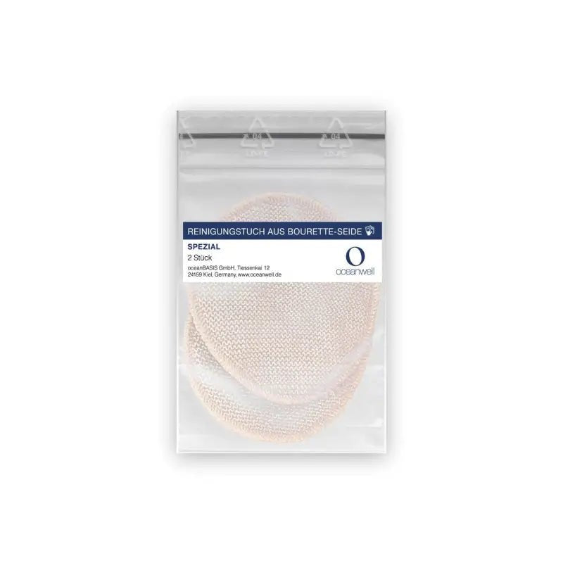 OCEANWELL REINIGUNGSTUCH (Bourette - Seide), 2 Stk. (Verkaufsförderung) - BeautyVeda | Oceanwell REINIGUNGSTUCH (Bourette - Seide), 2 Stk. | Verkaufsförderung. OceanCollagen, Oceanwell,